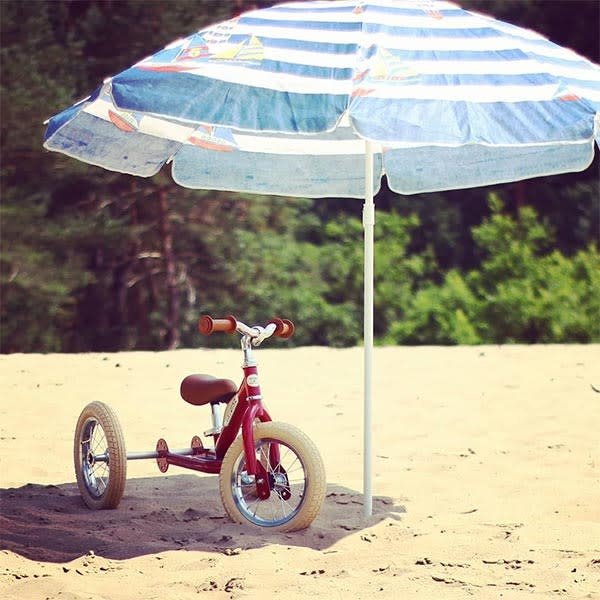 Trybike | Tricicleta Vintage din Otel Fara Pedale | Rosu